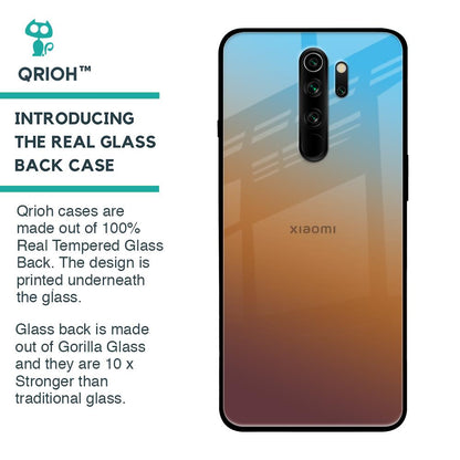 Rich Brown Glass Case for Xiaomi Redmi Note 8 Pro