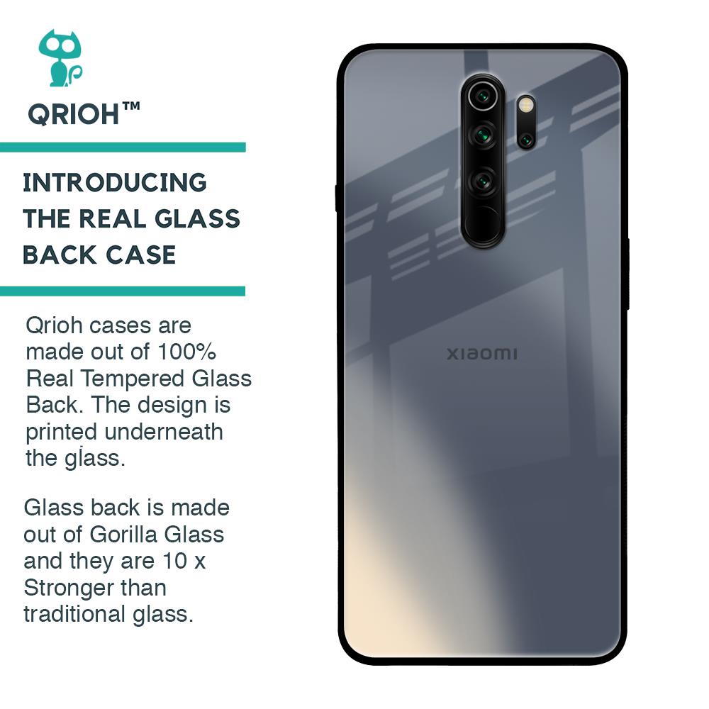 Metallic Gradient Glass Case for Xiaomi Redmi Note 8 Pro