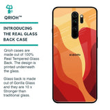 Magma Color Pattern Glass Case for Xiaomi Redmi Note 8 Pro
