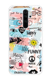 Happy Doodle Xiaomi Redmi Note 8 Pro Back Cover
