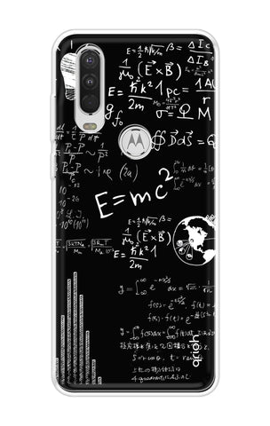 Equation Doodle Motorola One Action Back Cover