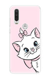 Cute Kitty Motorola One Action Back Cover