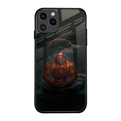 Lord Hanuman Animated iPhone 11 Pro Glass Back Cover Online