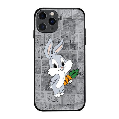 Cute Baby Bunny iPhone 11 Pro Glass Back Cover Online