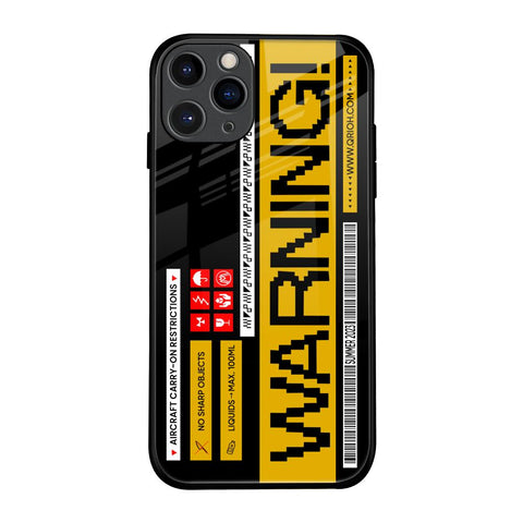 Aircraft Warning iPhone 11 Pro Glass Back Cover Online