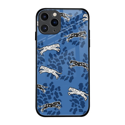Blue Cheetah iPhone 11 Pro Glass Back Cover Online