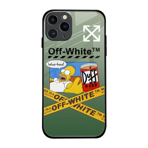 Duff Beer iPhone 11 Pro Glass Back Cover Online