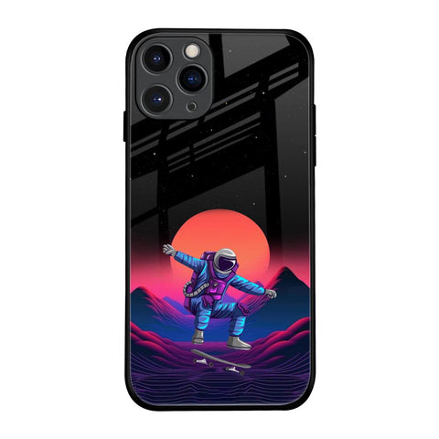 Retro Astronaut iPhone 11 Pro Glass Back Cover Online