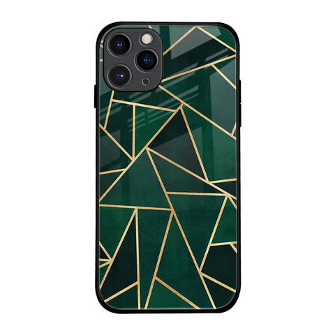 Abstract Green iPhone 11 Pro Glass Back Cover Online