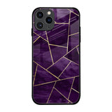 Geometric Purple iPhone 11 Pro Glass Back Cover Online