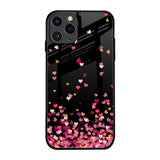 Heart Rain Fall iPhone 11 Pro Glass Back Cover Online