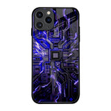 Techno Color Pattern iPhone 11 Pro Glass Back Cover Online