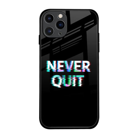 Never Quit iPhone 11 Pro Glass Back Cover Online