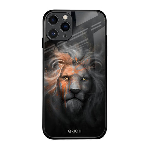 Devil Lion iPhone 11 Pro Glass Back Cover Online