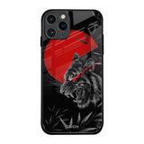 Red Moon Tiger iPhone 11 Pro Glass Back Cover Online