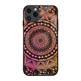 Floral Mandala iPhone 11 Pro Glass Back Cover Online