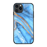 Vibrant Blue Marble iPhone 11 Pro Glass Back Cover Online