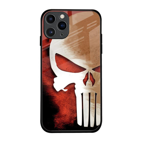 Red Skull iPhone 11 Pro Glass Back Cover Online