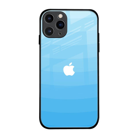 Wavy Blue Pattern iPhone 11 Pro Glass Back Cover Online