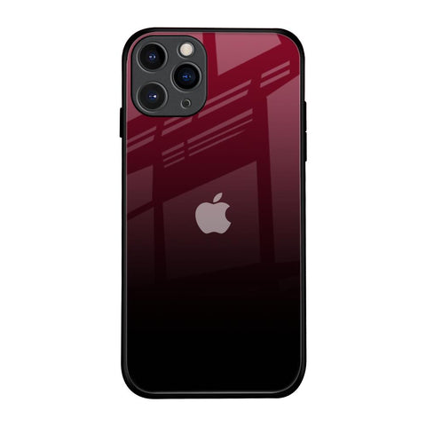 Wine Red iPhone 11 Pro Glass Back Cover Online