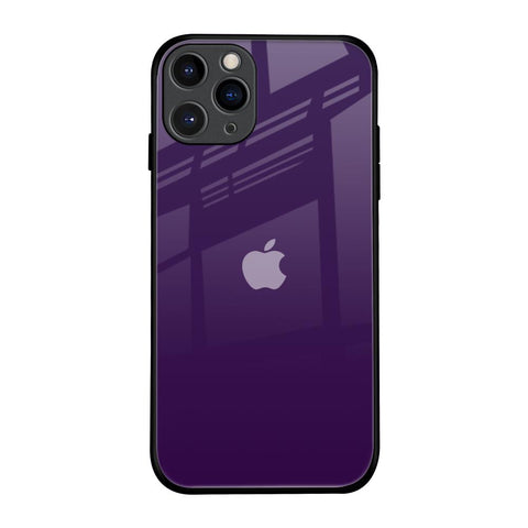 Dark Purple iPhone 11 Pro Glass Back Cover Online