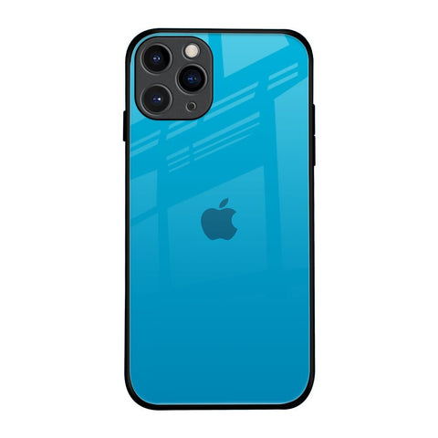 Blue Aqua iPhone 11 Pro Glass Back Cover Online