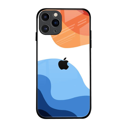 Wavy Color Pattern iPhone 11 Pro Glass Back Cover Online