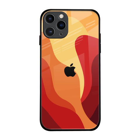 Magma Color Pattern iPhone 11 Pro Glass Back Cover Online