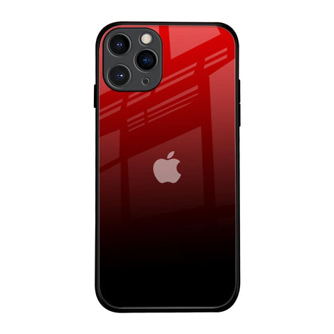 Maroon Faded iPhone 11 Pro Glass Back Cover Online