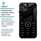 Classic Keypad Pattern Glass Case for iPhone 11 Pro