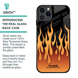 Fire Flame Glass Case for iPhone 11 Pro