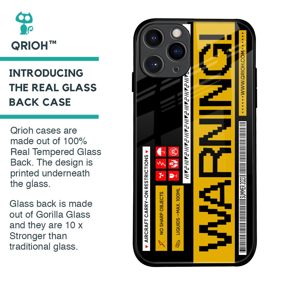 Aircraft Warning Glass Case for iPhone 11 Pro