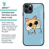 Adorable Cute Kitty Glass Case For iPhone 11 Pro