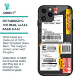 Cool Barcode Label Glass Case For iPhone 11 Pro