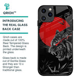 Red Moon Tiger Glass Case for iPhone 11 Pro