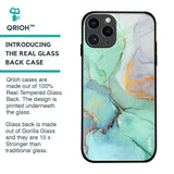 Green Marble Glass Case for iPhone 11 Pro