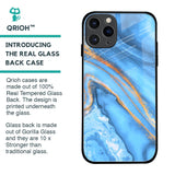 Vibrant Blue Marble Glass Case for iPhone 11 Pro