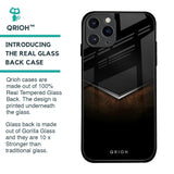 Dark Walnut Glass Case for iPhone 11 Pro