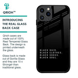 Black Soul Glass Case for iPhone 11 Pro