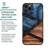 Wooden Tiles Glass Case for iPhone 11 Pro