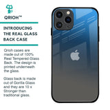 Blue Grey Ombre Glass Case for iPhone 11 Pro