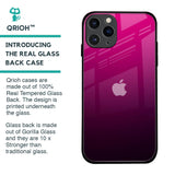 Purple Ombre Pattern Glass Case for iPhone 11 Pro
