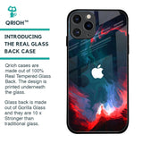 Brush Art Glass Case For iPhone 11 Pro