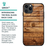 Wooden Planks Glass Case for iPhone 11 Pro