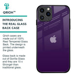 Dark Purple Glass Case for iPhone 11 Pro