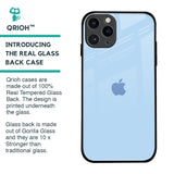 Pastel Sky Blue Glass Case for iPhone 11 Pro