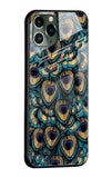 Peacock Feathers Glass case for iPhone 12 Pro