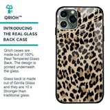 Leopard Seamless Glass Case For iPhone 11 Pro