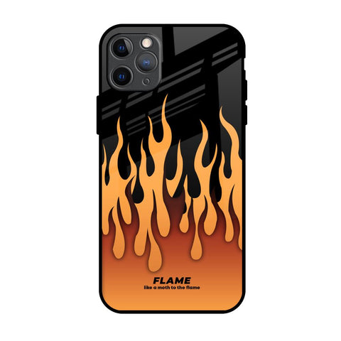 Fire Flame iPhone 11 Pro Max Glass Back Cover Online