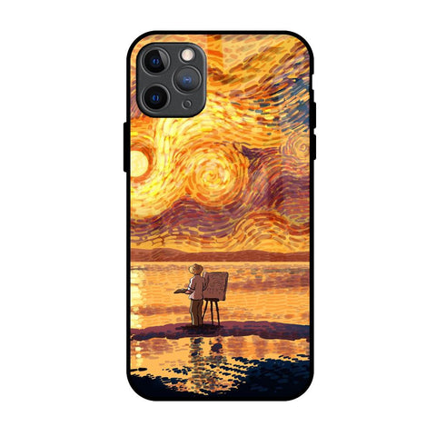 Sunset Vincent iPhone 11 Pro Max Glass Back Cover Online